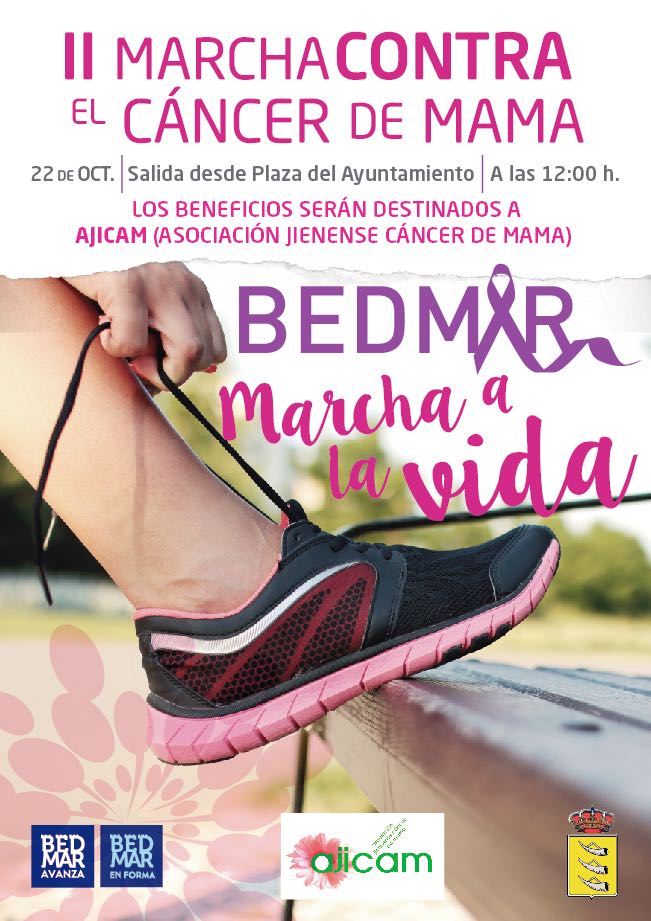 II Marcha contra el cáncer de mama en el municipio de Bedmar ...