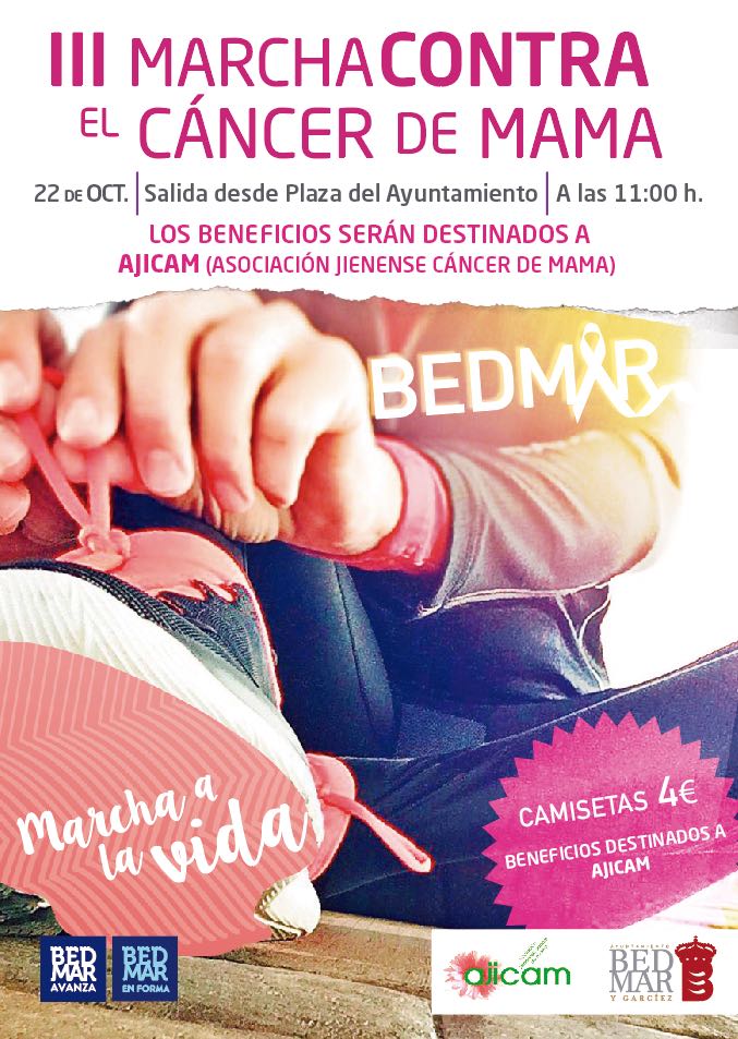 III Marcha Solidaria contra el cáncer de mama en el municipio de Bedmar ...