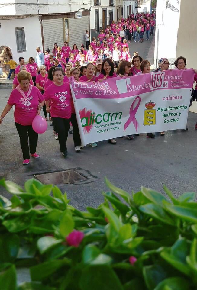 III Marcha Solidaria contra el cáncer de mama en el municipio de Bedmar ...